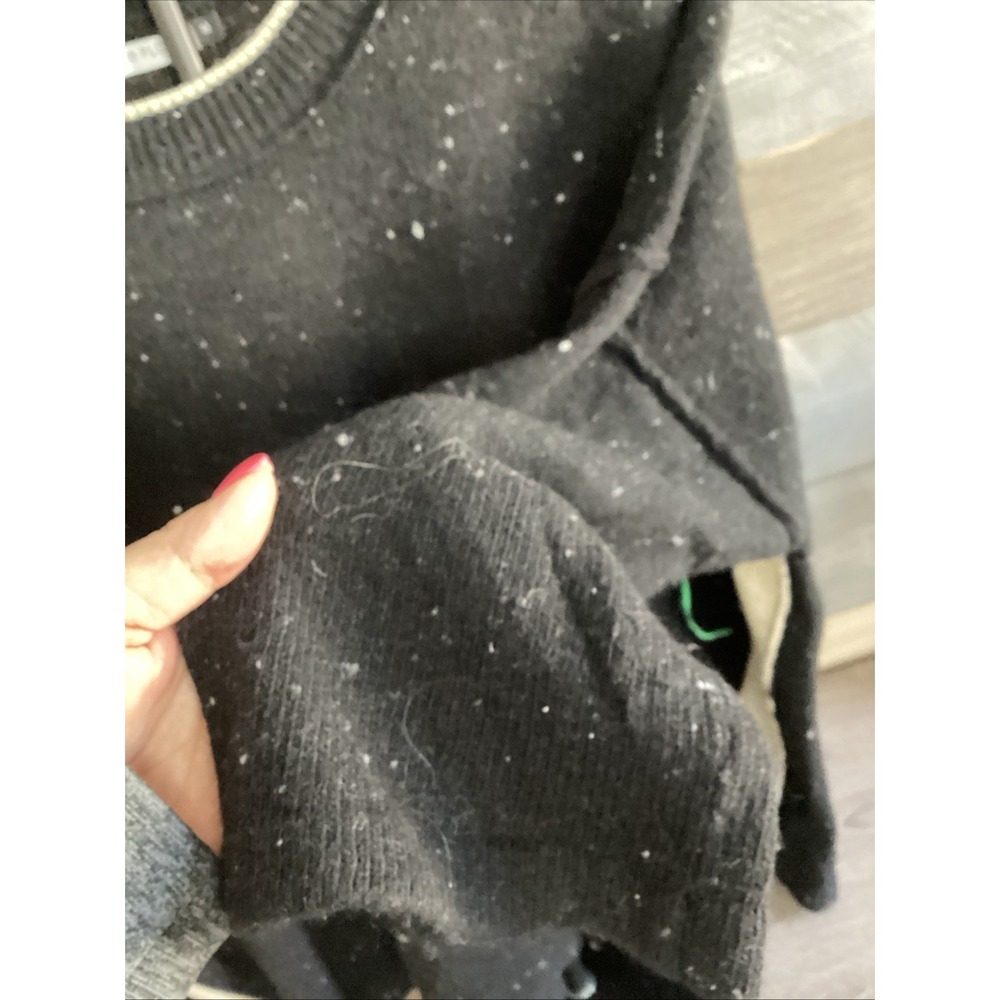 Zacket & Plover Donegal Pocket Sweater In Black With Lambswool Blend Size M - Picture 4 of 8